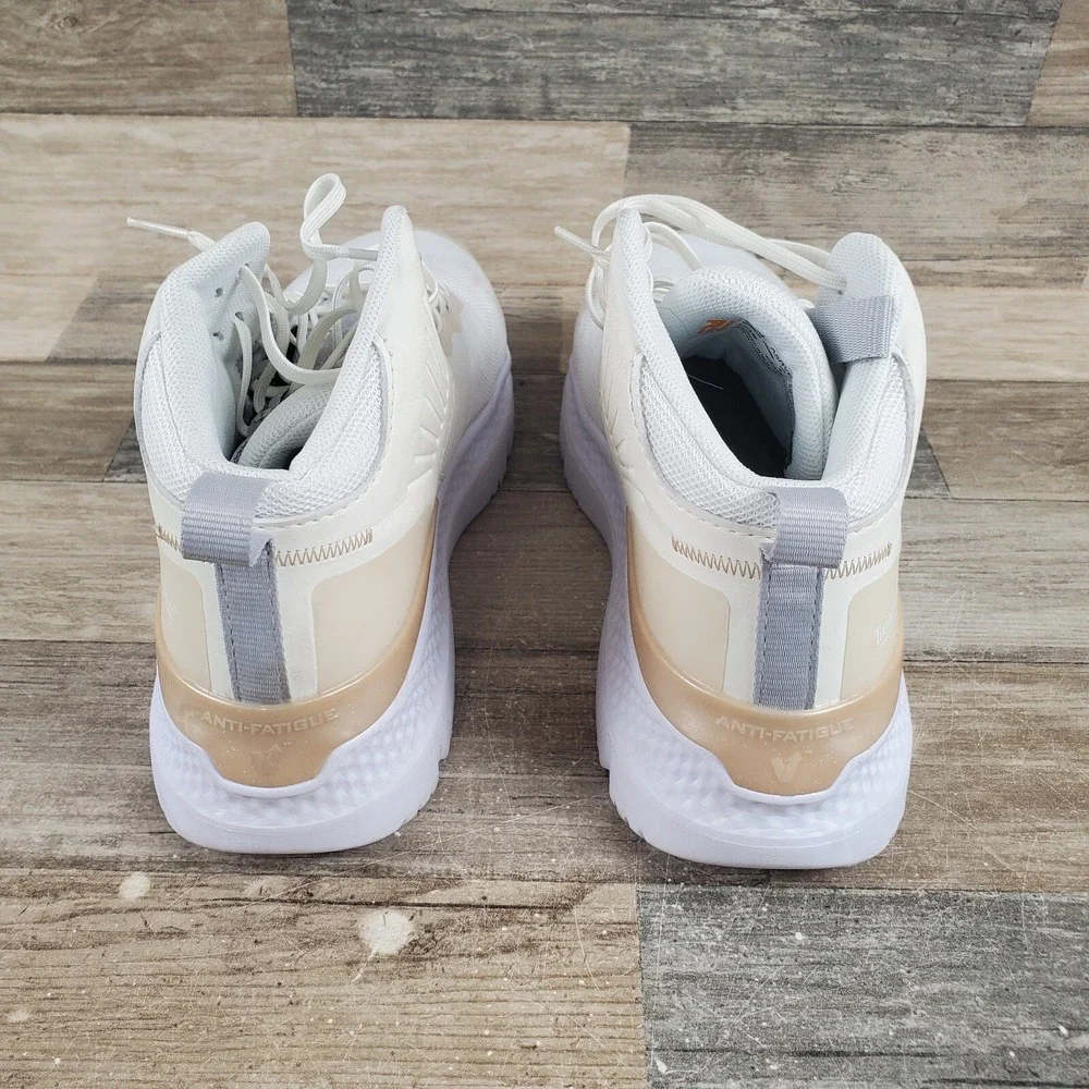 Timberland PRO Setra Mid Womens Work Shoes Sz 8.5 M Safety Toe Tan Champagne
